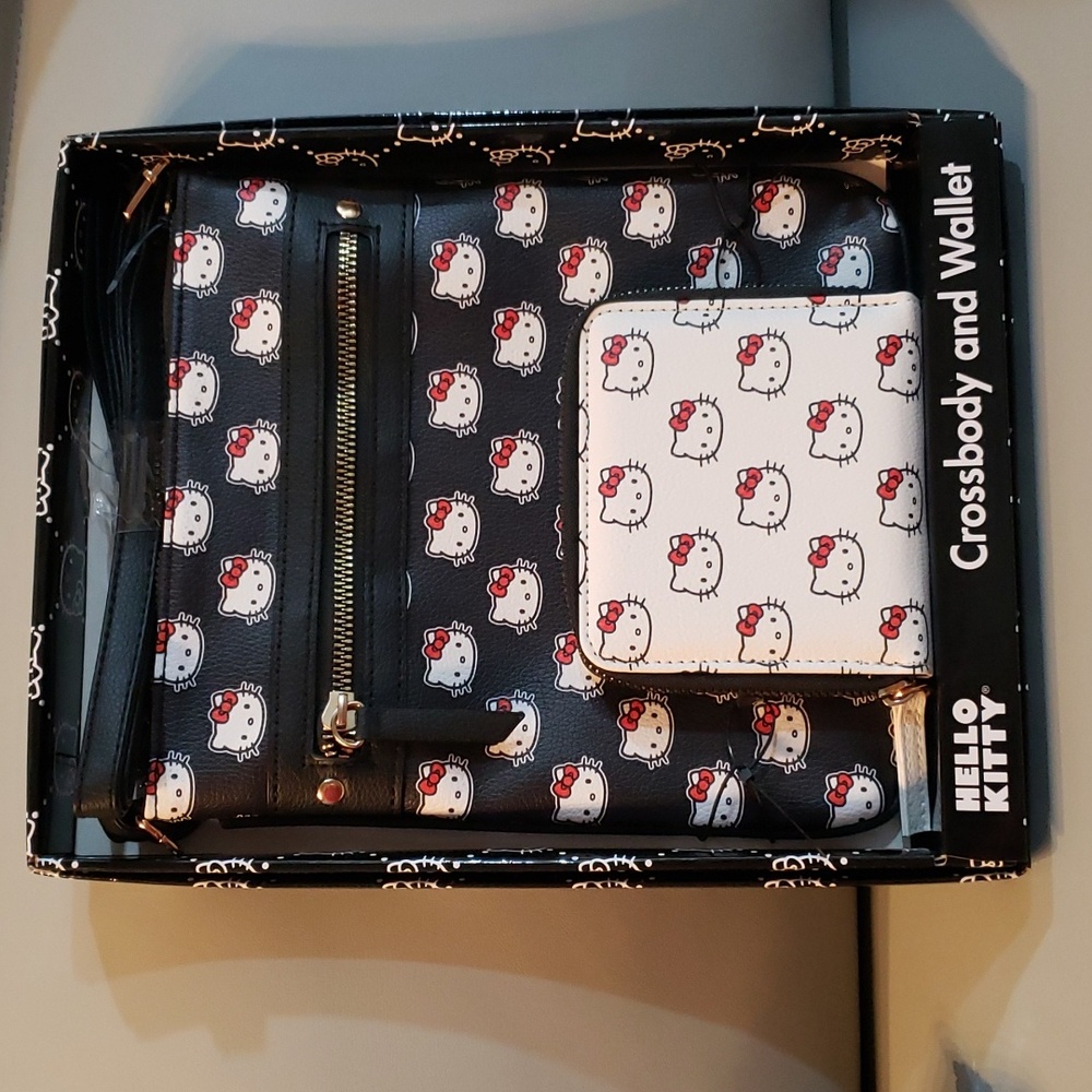 Hello Kitty Crossbody and Wallet Set NWT
